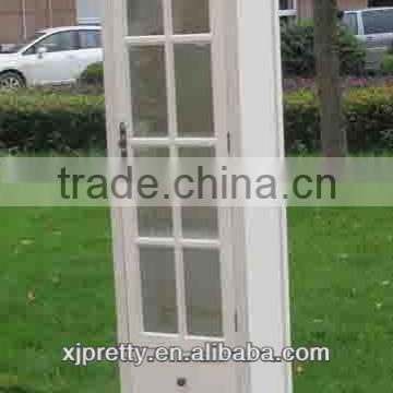 modern white wooden display/glass door cabinet