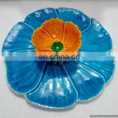 antique color flower design bowl