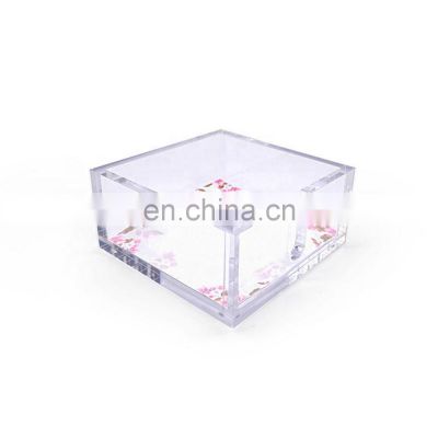 Clear Acrylic Guest Towel Napkin Holder Square Napkin Holder