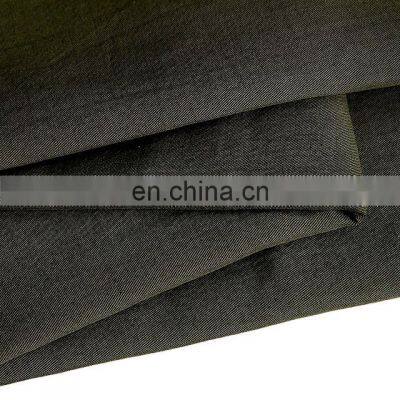 stock plain dyed woven fabric chambray double layer cotton fabric dress shirt fabric
