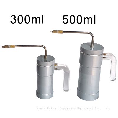 cryogeinc Liquid Nitrogen container Spray 500ml tank 300ml bottom low temperature cryo device
