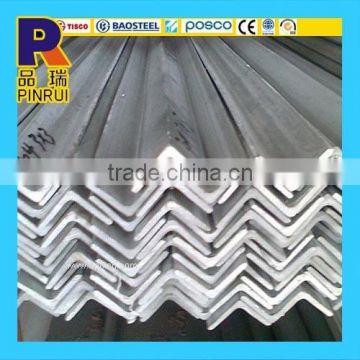 China hr 316/201/202/430 stainless steel bar price angle bar