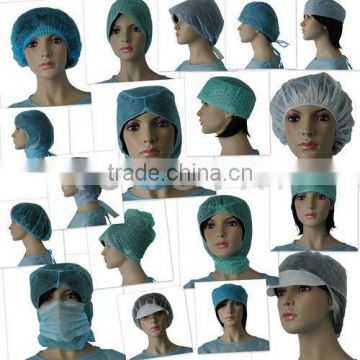 Disposable Non-woven Cap with Various Styles