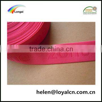 3.0cm jacquard polyester elastic webbing band belt for garment use
