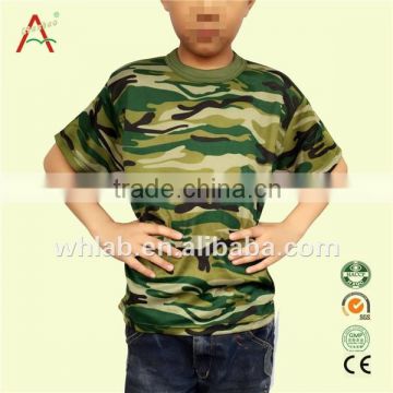 Wholesale children T shirt in camouflage clothing style