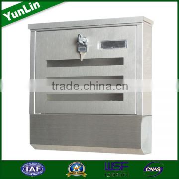 YUNLIN steel mailbox Metal strong safe us mailbox and decorative metal mailbox with design metal mailbox
