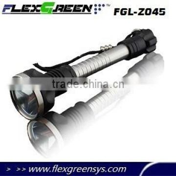 rechargable 18650 battery xml T6 LED stainless steel torch