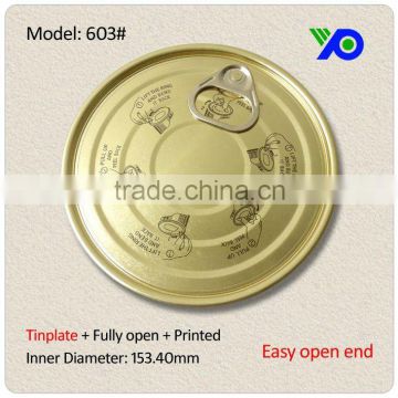 manufacturer of easy open end (Tinplate) 603#