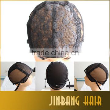 Wholesale Brown Lace Wig Caps Jewish Wig Cap For Making Wigs Adjustable Wig Cap In Stock