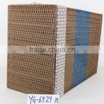 YG-6529 household plastic woven sundry basket