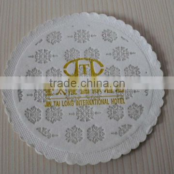 printing logo disposable hotel cup mat