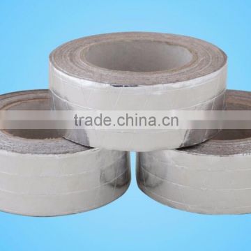 Aluminum flashing butyl tape with conductive adhesive holding temperature