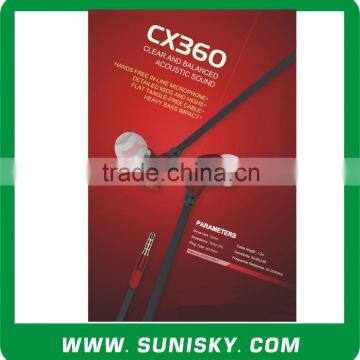 CX-360 Earphone with cable