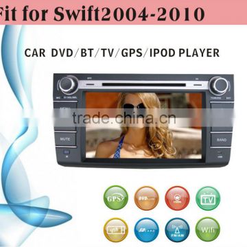 2 din car dvd player tv antenna fit for Suzuki Swift 2004 - 2010 with radio bluetooth gps tv