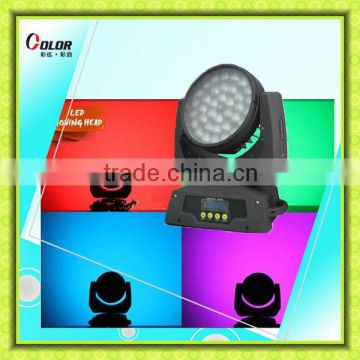36*8W RGBW 4in 1 led zoom moving head stage lighting wall washer