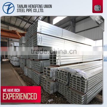 galvanized square steel tube hollow section 60x60mm manufacture