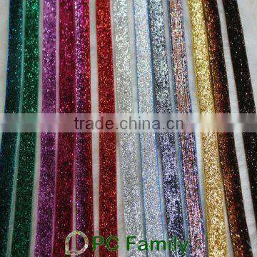 5/8" Colored Metallic Elastic Ribbon