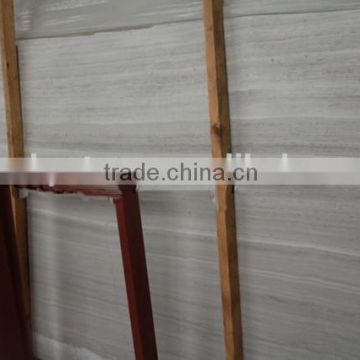 China Good Quality Polished Cheap White Wood Vein Marble