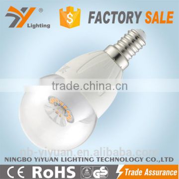 Hot Sale led light source CE-LVD/EMC, RoHS, TUV-GS Approved Aluminium Plastic B45HAP 5W 410LM E14 LED Candle Bulb