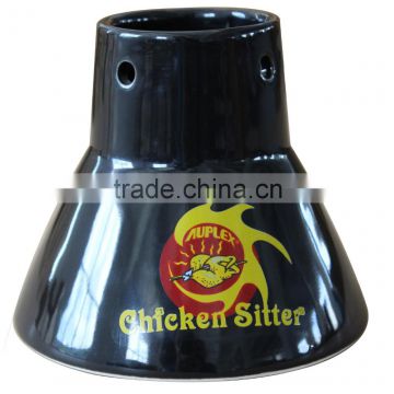 Ceramic Durable BBQ Roaster Manufacturer/Chicken Sitter