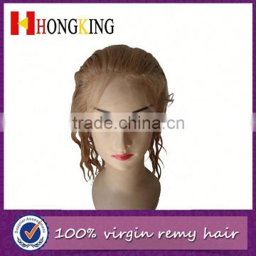 Brazilian Hair Lace Front Wig With Bangs Made In China