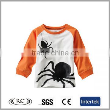 china low price sale online girl round neck t shirt orange