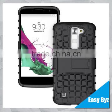 Dual Layer Case Cover with Kickstand for LG K7, for LG K7 Pc TPU hybrid Combo case