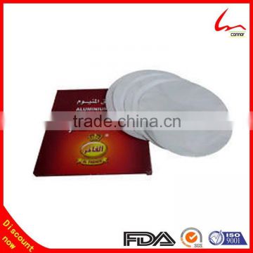 China Made Round Aluminum Hookah Foil Supplier