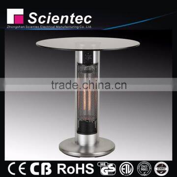 Electric Carbon Infrared Outdoor Heating Table with 70cm Table Top CE,GS Approval