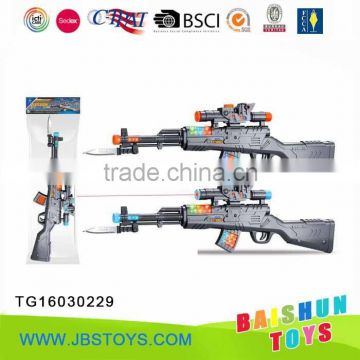 2016 new design B/O gun toys with light and sound tg16030229