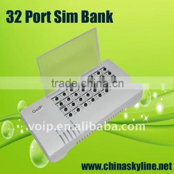 HOT SALE! 32 port goip sim bank for goip,Remote SIM Card Emulator