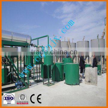 for lubricant oil usage black waste oil color changing refinery plant