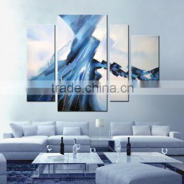 100%handmade abstract oil painting stretched for decor