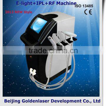 2013 Cheapest Price Beauty Equipment 515-1200nm E-light+IPL+RF Machine Elight Tiny Hair Removal 590-1200nm