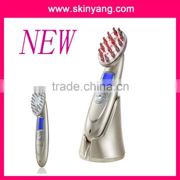 new laser and LED treatment vibrator massage chain price hair growth laser comb for hair loss treatment