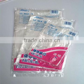 Antibacterial plastic bags package for food