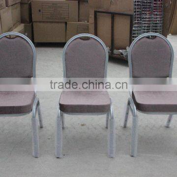 good quality Strong Stackable Aluminum Crown Backrest Banquet Chair,aluminum thickness:2.0mm or 1.8mm