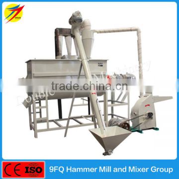 Horizontal type mixer machine and grinder of grain,maize for cattle feed