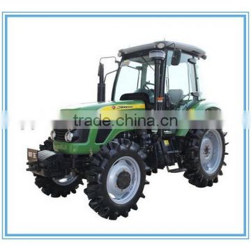 100HP 4WD hydraulic farm tractor with front end loader and backhoe