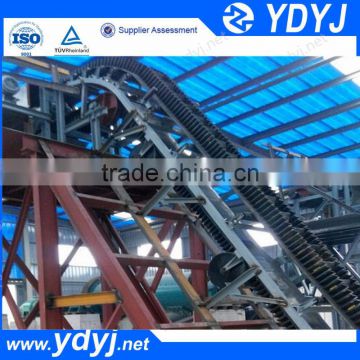 ISO standard high inclination angle belt conveyor for sale