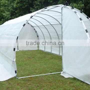 6m (L) X 3m (W) X 2m (H) Polytunnel Greenhouse Pollytunnel Poly Polly Tunnel Fully Galvanised Anti Rust Steel Frame