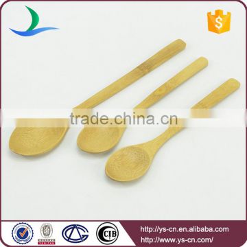 Eco-friendly long wood mixing spoons