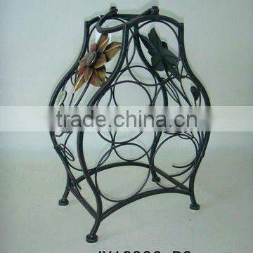 Novel Metal wine bottle holder/rack