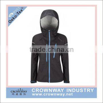 Fully Waterproof Packaway Women Running Sports Jacket With Taped Seams