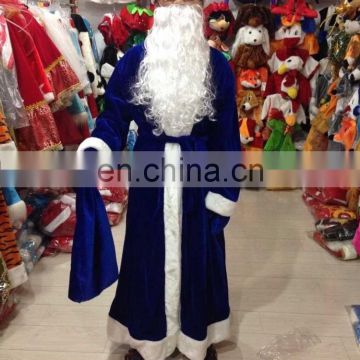 TZ-150806-2 China Wholesale Christmas costumes Santa Claus costume for Adult and Child