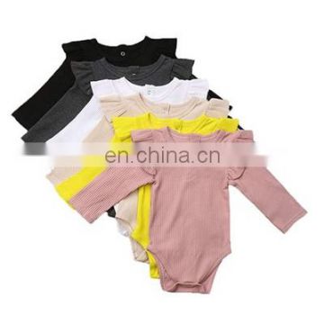 2020 baby romper one-piece romper triangle bag fart spring and autumn long-sleeved cotton one-piece