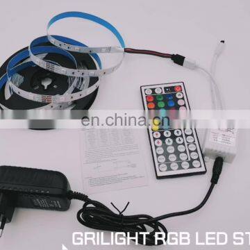 LED strip waterproof IP65 RGB led strip kit 5050 led strip with IR controller