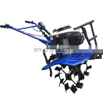 Hand tiller wet land gas farming cultivator crawler machine agricultural equipment