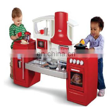 Wholesales Hot Little Chef Play Big Luxury Cooking Game Toy Kitchen Set For Kids