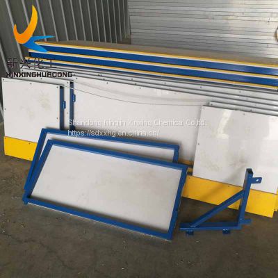 2021 HDPE Steel Frame ice rink barrier sheet/Professional Manufacturer ice plastic polyethylene rink barrier fence